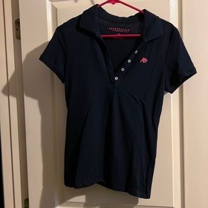NWOT Navy Aeropostal Polo Shirt. Comes from a smoke free, pet friendly home.